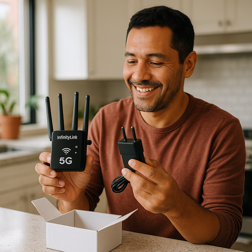 Listo en 3 minutos — sin técnico, sin cables, sin enredos